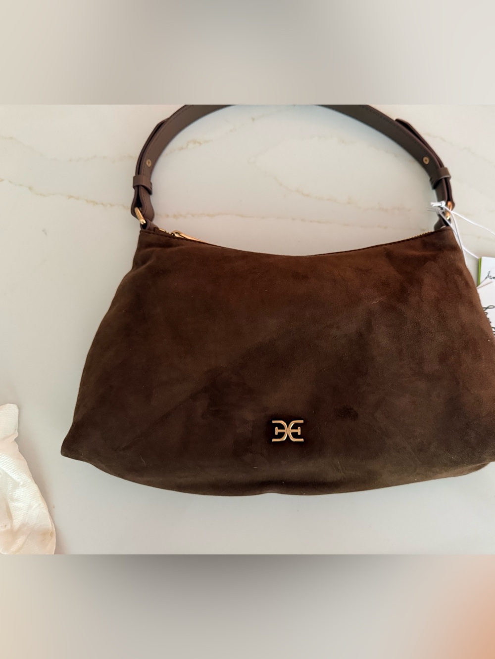 SAM EDELMAN
suede marilyn shoulder bag NWT - Picture 7 of 9